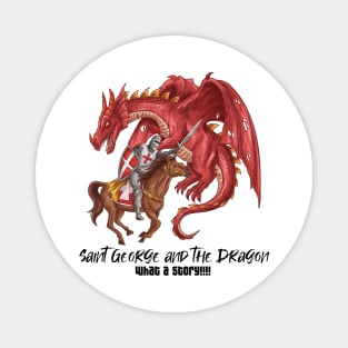 Saint George And The Dragon Magnet